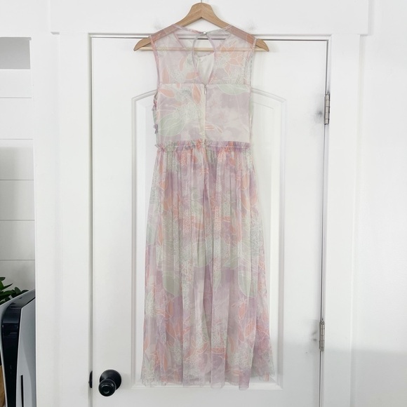 Anaya With Love Frill Tulle Midi Dress - 2 - Picture 4 of 8